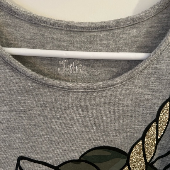 Lot of 3 girls shirts Abercrombie Kids, Justice & NWT Saint-eve sz 10. - Picture 3 of 13